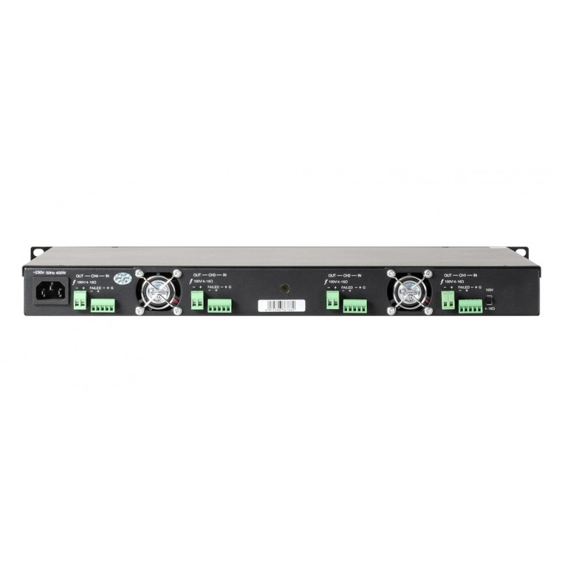 ITC Audio T-4120DSA - Wzmacniacz mocy 4 x 120W - 2 - Wzmacniacze instalacyjne - Profesjonalny, poczwórny wzmacniacz mocy PA dost ITC Audio T-4120DSA - Wzmacniacz mocy 4 x 120W - 2 - Wzmacniacze instalacyjne - Profesjonalny, poczwórny wzmacniacz mocy PA dost