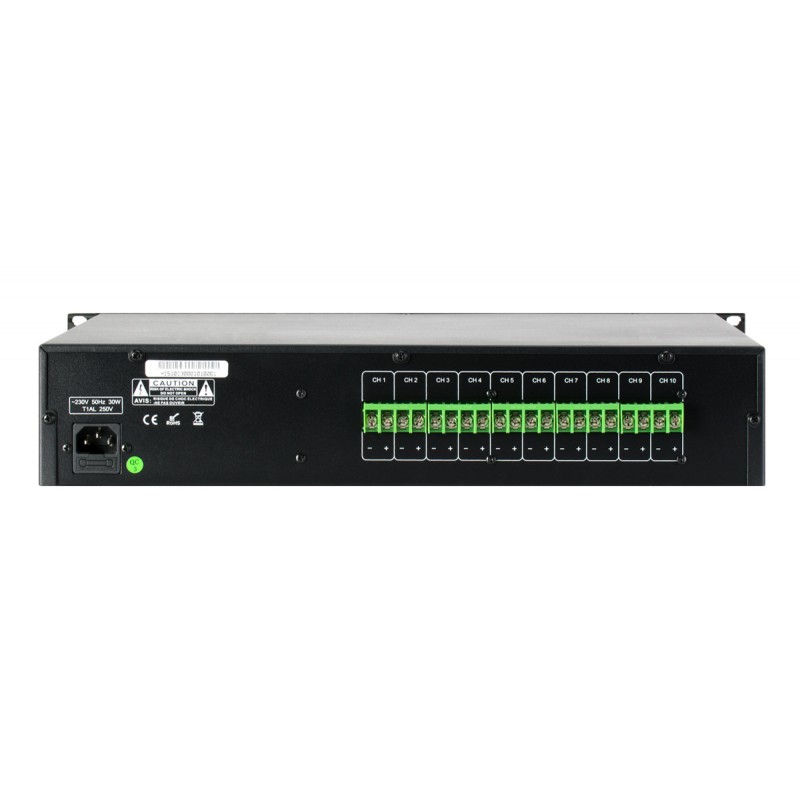 ITC Audio T-6204A Monitor 10 strefowy - 2 - Instalacyjne - ITC Audio T-6204A Monitor 10 strefowy - 2 - Instalacyjne -