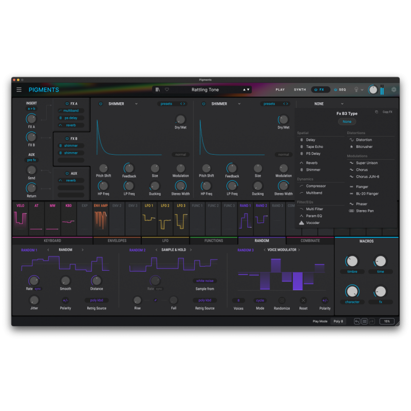 Arturia Pigments 6 - wirtualny syntezator VST - 5 - Instrumenty wirtualne - Pigments to wirtualny syntezator o mocy potrzebnej d