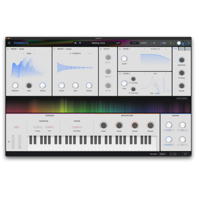 Arturia Pigments 6 - wirtualny syntezator VST - 10 - Instrumenty wirtualne - Pigments to wirtualny syntezator o mocy potrzebnej 