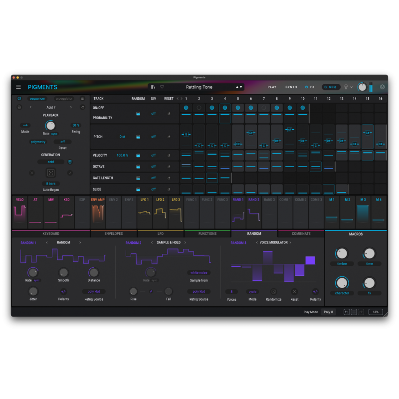 Arturia Pigments 6 - wirtualny syntezator VST - 9 - Instrumenty wirtualne - Pigments to wirtualny syntezator o mocy potrzebnej d