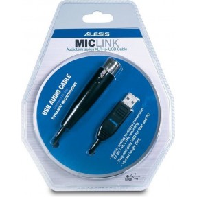 ALESIS MIC LINK - kabel XLR - USB - 1 - Interfejsy audio - MicLink umożliwia bezpośrednie połączenie praktycznie każdego mikrofo