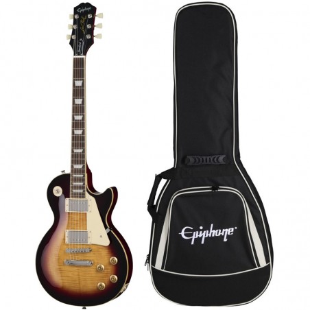 Epiphone Les Paul Standard 50s Figured Bourbonon Burst gitara elektryczna + pokrowiec - 1 - Gitary elektryczne - Gitara elektryc