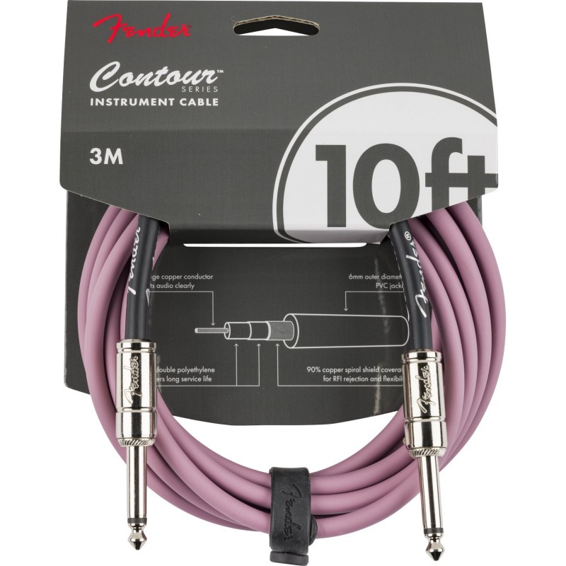 Fender Contour 10' Series Instrument Cables BGM - Kabel instrumentalny Fender Contour 10' Series Instrument Cables BGM - Kabel instrumentalny