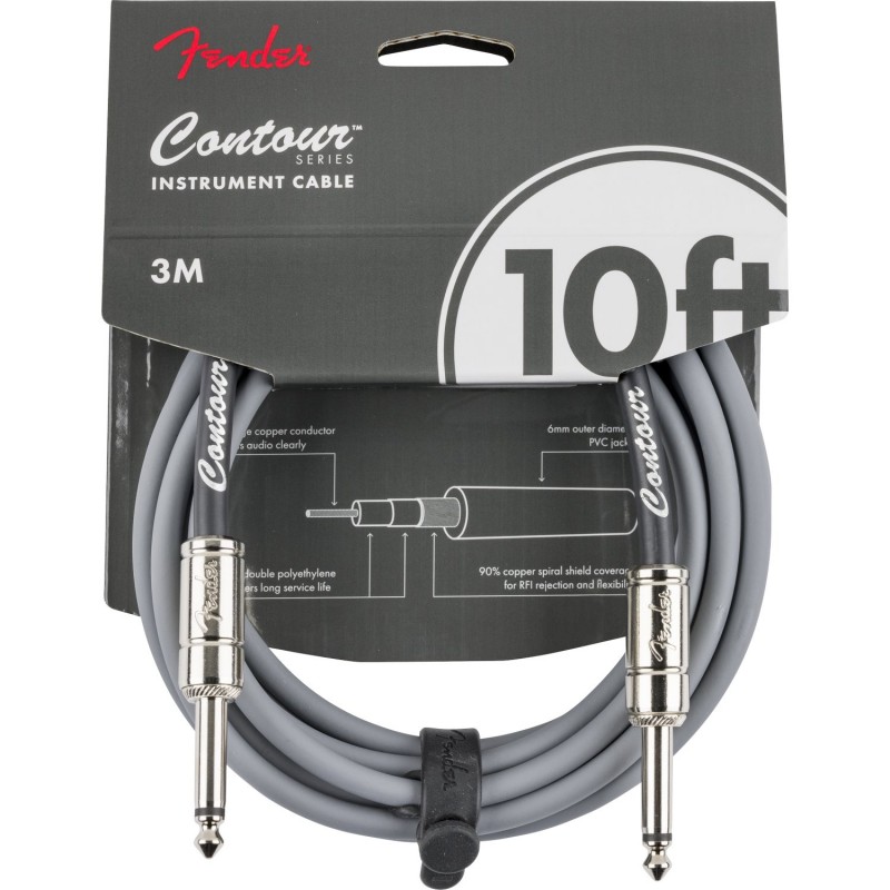 Fender Contour 10' Series Instrument Cables INS - Kabel instrumentalny Fender Contour 10' Series Instrument Cables INS - Kabel instrumentalny