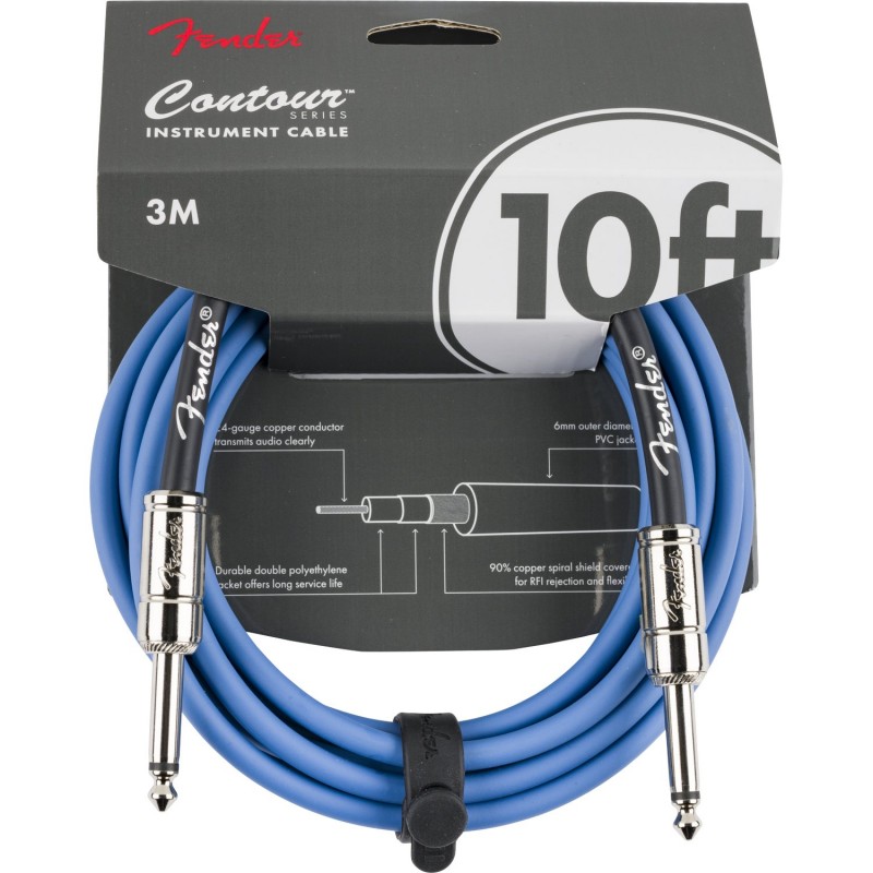 Fender Contour 10' Series Instrument Cables LPB - Kabel instrumentalny Fender Contour 10' Series Instrument Cables LPB - Kabel instrumentalny