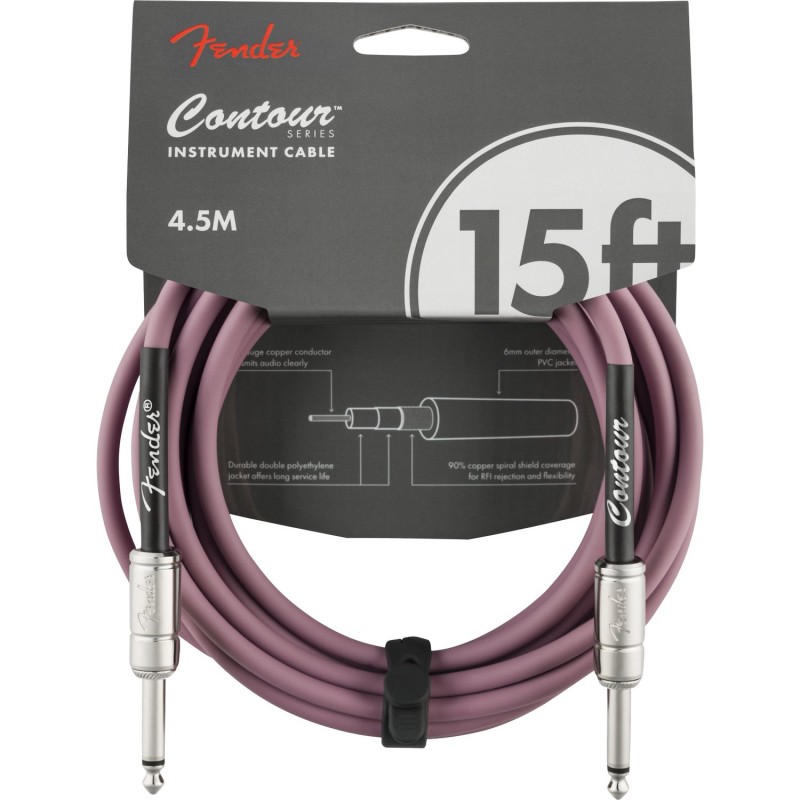 Fender Contour 15' Series Instrument Cables BGM - Kabel instrumentalny Fender Contour 15' Series Instrument Cables BGM - Kabel instrumentalny
