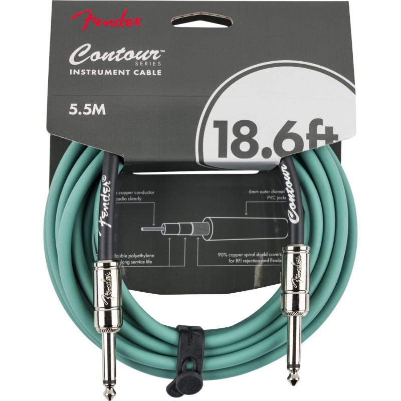 Fender Contour 18,6' Series Instrument Cables SHG - Kabel instrumentalny Fender Contour 18,6' Series Instrument Cables SHG - Kabel instrumentalny