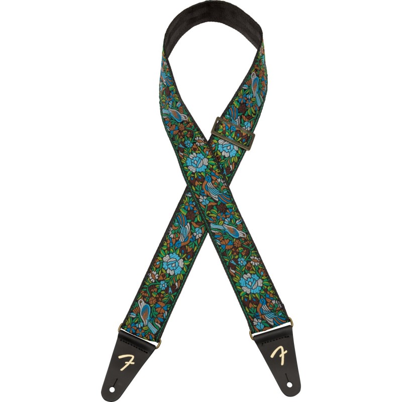 Fender Mosaic Jacquard Straps Green - Pasek gitarowy Fender Mosaic Jacquard Straps Green - Pasek gitarowy