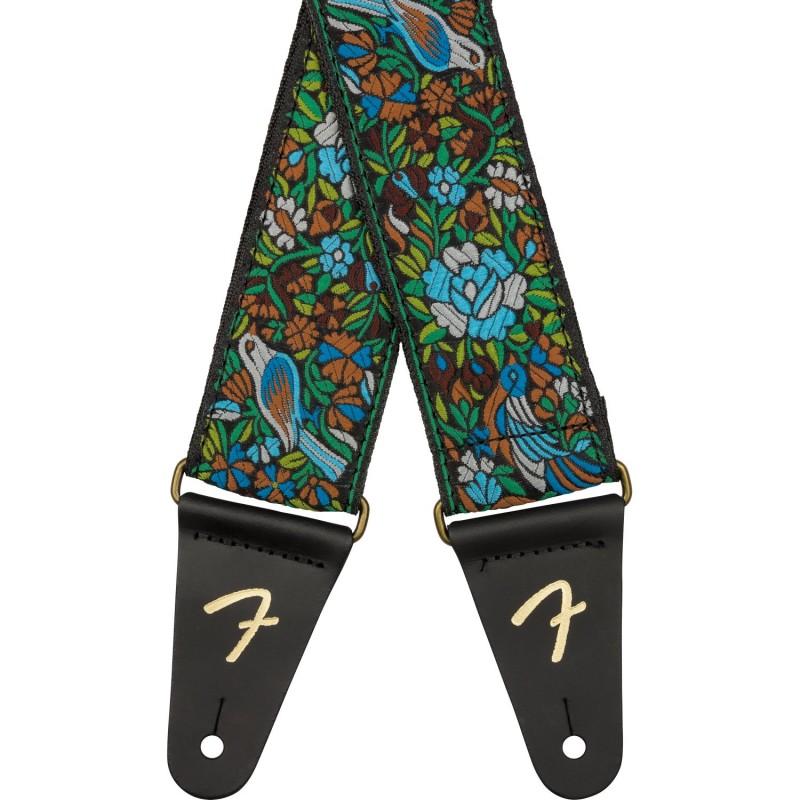 Fender Mosaic Jacquard Straps Green - Pasek gitarowy Fender Mosaic Jacquard Straps Green - Pasek gitarowy