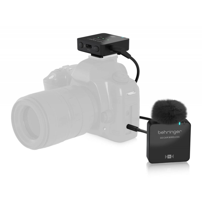 Behringer GO CAM WIRELESS Bezprzewodowy system mikrofonowy - 5 - Zestawy bezprzewodowe - Behringer GO CAM WIRELESS – Cyfrowy, be Behringer GO CAM WIRELESS Bezprzewodowy system mikrofonowy - 5 - Zestawy bezprzewodowe - Behringer GO CAM WIRELESS – Cyfrowy, be