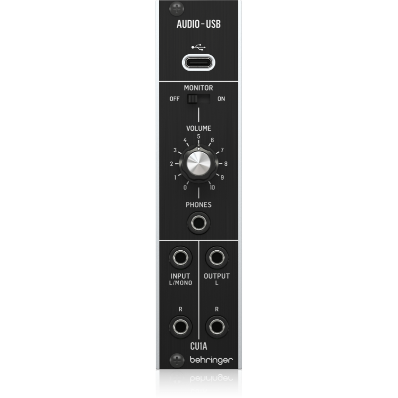 Behringer CU1A moduł USB do syntezatorów modularnych - 1 - Moduły syntezatora - Behringer CU1A – Interfejs Audio USB 2×2 w forma Behringer CU1A moduł USB do syntezatorów modularnych - 1 - Moduły syntezatora - Behringer CU1A – Interfejs Audio USB 2×2 w forma