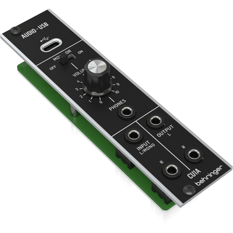 Behringer CU1A moduł USB do syntezatorów modularnych - 3 - Moduły syntezatora - Behringer CU1A – Interfejs Audio USB 2×2 w forma Behringer CU1A moduł USB do syntezatorów modularnych - 3 - Moduły syntezatora - Behringer CU1A – Interfejs Audio USB 2×2 w forma