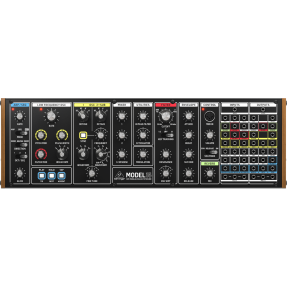 Behringer Model 15 - Syntezator analogowy - 1 - Moduły syntezatora - Półmodularny syntezator analogowy z dwoma VCO, VCF, sekwenc