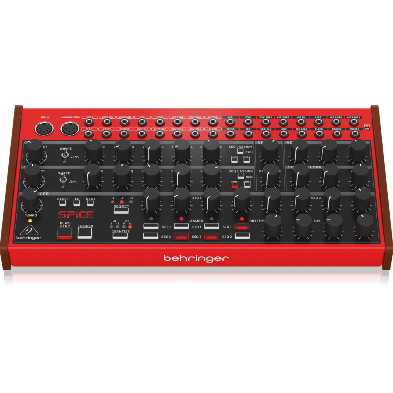 Behringer SPICE - Syntezator analogowy semi-modularny - 3 - Syntezatory - Analogowy półmodularny syntezator polirytmiczny z 2 os