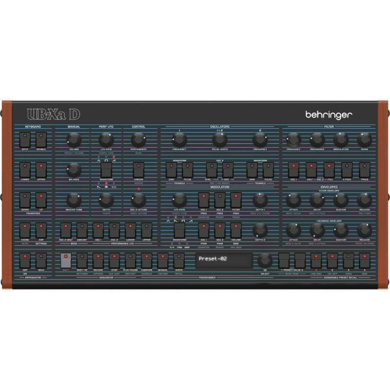 Behringer UB-Xa D - Syntezator analogowy - 1 - Syntezatory - Klasyczny, analogowy, 16-głosowy, wielogłosowy, polifoniczny syntez Behringer UB-Xa D - Syntezator analogowy - 1 - Syntezatory - Klasyczny, analogowy, 16-głosowy, wielogłosowy, polifoniczny syntez