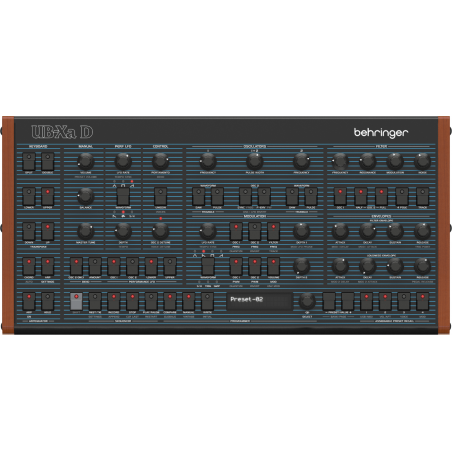 Behringer UB-Xa D - Syntezator analogowy - 1 - Syntezatory - Klasyczny, analogowy, 16-głosowy, wielogłosowy, polifoniczny syntez