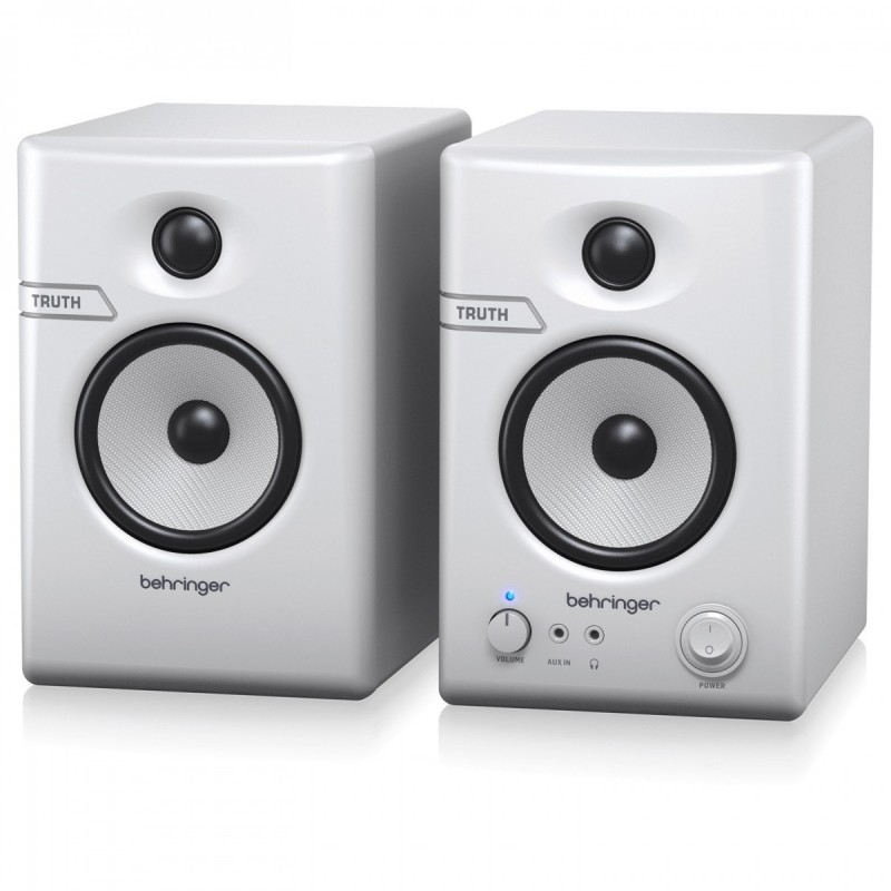 Behringer TRUTH 3.5 BT WH - para monitorów studyjnych Bluetooth białe - 2 - Monitory studyjne - TRUTH 3.5 BT WH - Audiofilskie a Behringer TRUTH 3.5 BT WH - para monitorów studyjnych Bluetooth białe - 2 - Monitory studyjne - TRUTH 3.5 BT WH - Audiofilskie a