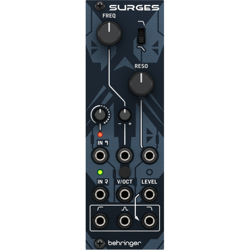 Behringer SURGES filtr wielomodowy dla Eurorack - 1 - Moduły syntezatora - Sterowany napięciowo filtr wielomodowy Behringer Surg Behringer SURGES filtr wielomodowy dla Eurorack - 1 - Moduły syntezatora - Sterowany napięciowo filtr wielomodowy Behringer Surg