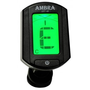 Ambra GT-2 Tuner chromatyczny na klips, stroik - 1 - Tunery - Tuner chromatyczny, wyświetlacz tunera posiada podświetlenie niebi