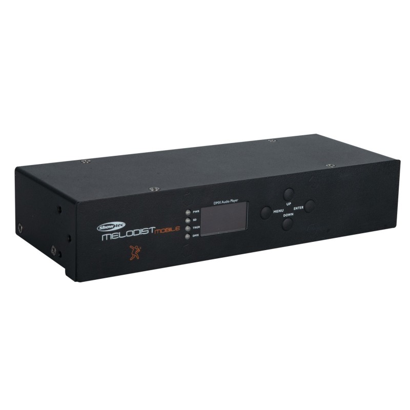 Showtec Melodist Mobile - Odtwarzacz WAV z możliwością sterowania DMX Showtec Melodist Mobile - Odtwarzacz WAV z możliwością sterowania DMX