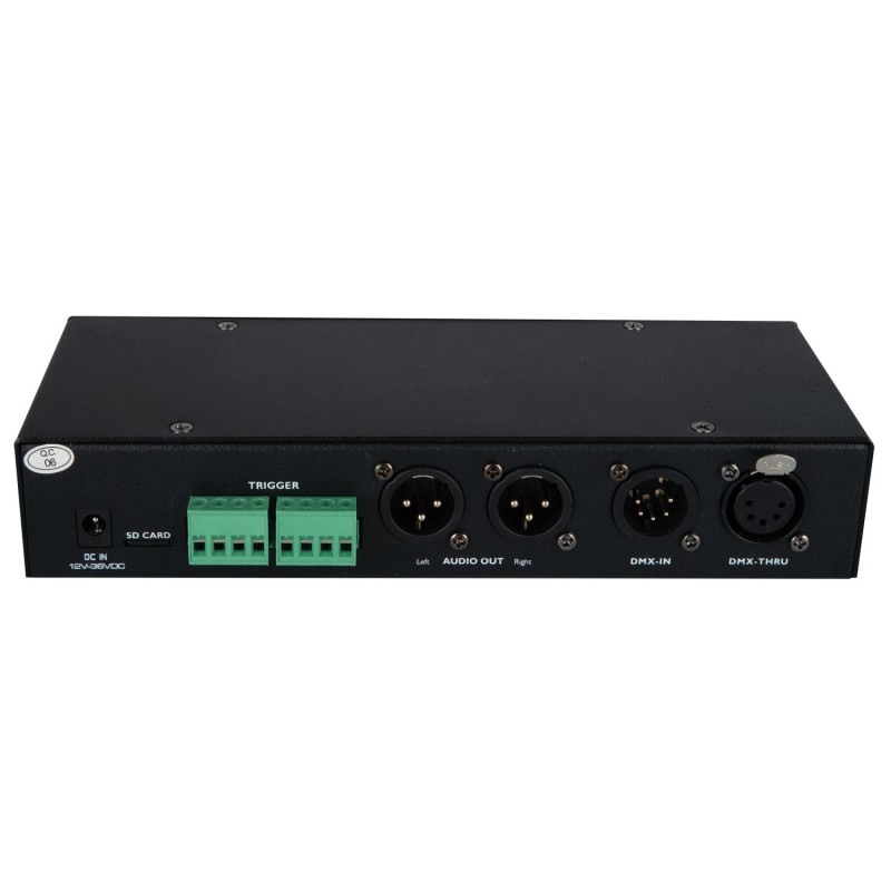 Showtec Melodist Mobile - Odtwarzacz WAV z możliwością sterowania DMX Showtec Melodist Mobile - Odtwarzacz WAV z możliwością sterowania DMX