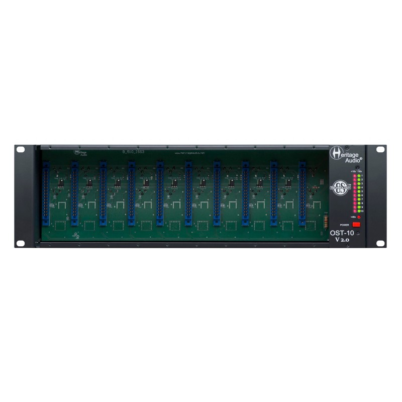 Heritage Audio OST-10 v2.0 - Obudowa rack dla modułów serii 500 Heritage Audio OST-10 v2.0 - Obudowa rack dla modułów serii 500