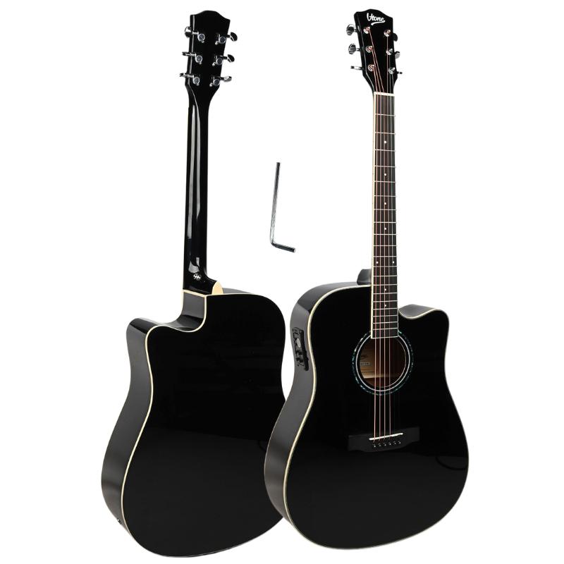 V-Tone VEAG1 CE BK - Gitara elektroakustyczna 4/4 Dreadnought Cutaway V-Tone VEAG1 CE BK - Gitara elektroakustyczna 4/4 Dreadnought Cutaway