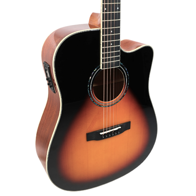 V-Tone VEAG1 CE VS - Gitara elektroakustyczna 4/4 Dreadnought Cutaway V-Tone VEAG1 CE VS - Gitara elektroakustyczna 4/4 Dreadnought Cutaway