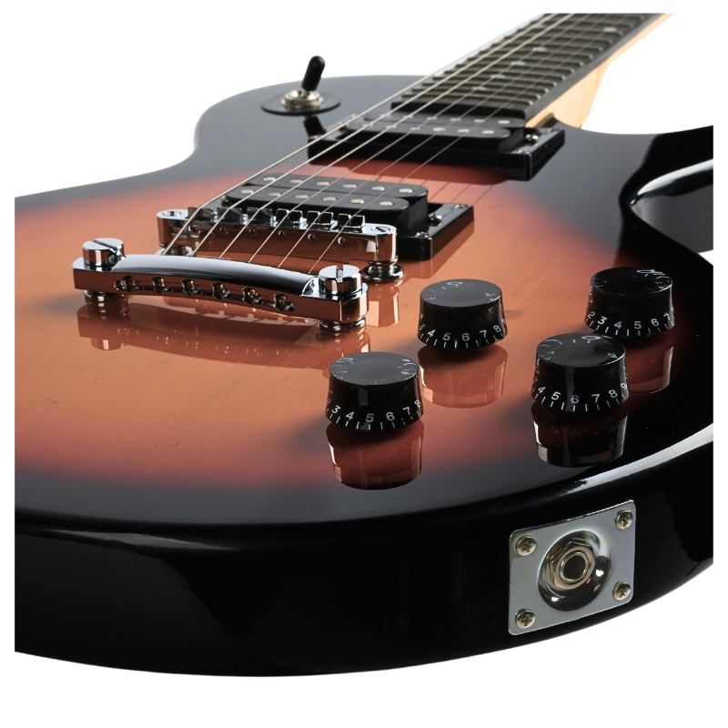 V-Tone ESLP39 SB - Gitara elektryczna 4/4 Les Paul 34" HH + wzmacniacz gitarowy V-Tone ESLP39 SB - Gitara elektryczna 4/4 Les Paul 34" HH + wzmacniacz gitarowy