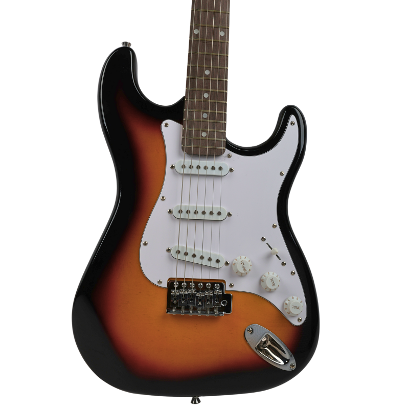 V-Tone ESST39 SB - Gitara elektryczna 4/4 Stratocaster 39" SSS + wzmacniacz gitarowy V-Tone ESST39 SB - Gitara elektryczna 4/4 Stratocaster 39" SSS + wzmacniacz gitarowy
