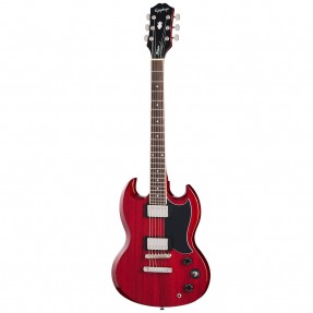 Epiphone SG Tribute Cherry gitara elektryczna - 1 - Gitary elektryczne - Gitara elektryczna Epiphone SG Tribute to legendarny ch