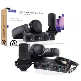 ARTURIA MiniFuse Recording Pack Black - zestaw studyjny - 1 - Zestawy studyjne - MiniFuse Recording Pack to kompletny pakiet do