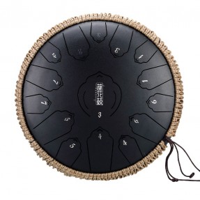 Hluru-Huashu TWL15-14 Charcoal - Tounge Drum