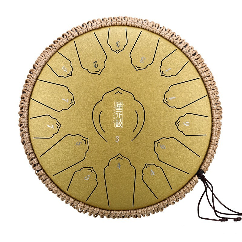 Hluru-Huashu TWL15-12 Golden - Tounge Drum Hluru-Huashu TWL15-12 Golden - Tounge Drum