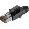 Roxtone RJ45C5E-PH-BK - Wtyk typu RJ45 z osłoną Roxtone RJ45C5E-PH-BK - Wtyk typu RJ45 z osłoną