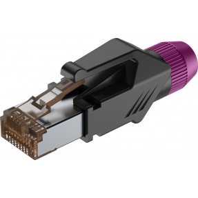 Roxtone RJ45C5E-PH-PL - Wtyk typu RJ45 z osłoną