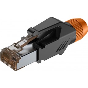 Roxtone RJ45C5E-PH-OG - Wtyk typu RJ45 z osłoną