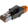 Roxtone RJ45C5E-PH-OG - Wtyk typu RJ45 z osłoną Roxtone RJ45C5E-PH-OG - Wtyk typu RJ45 z osłoną