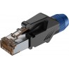 Roxtone RJ45C5E-PH-BU - Wtyk typu RJ45 z osłoną Roxtone RJ45C5E-PH-BU - Wtyk typu RJ45 z osłoną