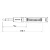 Roxtone RJ3PP-NN - Wtyk typu Jack 6.3mm stereo Roxtone RJ3PP-NN - Wtyk typu Jack 6.3mm stereo