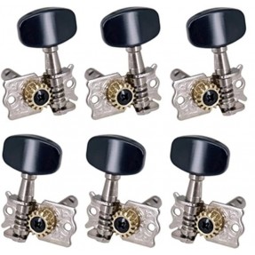 Kera Audio FTSK-3R3L/BK - Klucze do gitary akustycznej