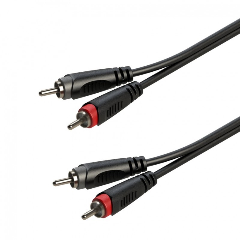 Roxtone SACC130L1 - Kabel audio 2 x Wtyk RCA / 2 x Wtyk RCA 1m Roxtone SACC130L1 - Kabel audio 2 x Wtyk RCA / 2 x Wtyk RCA 1m