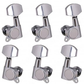 Kera Audio DSF-AE silver (3+3) - Klucze do gitary elektrycznej akustycznej