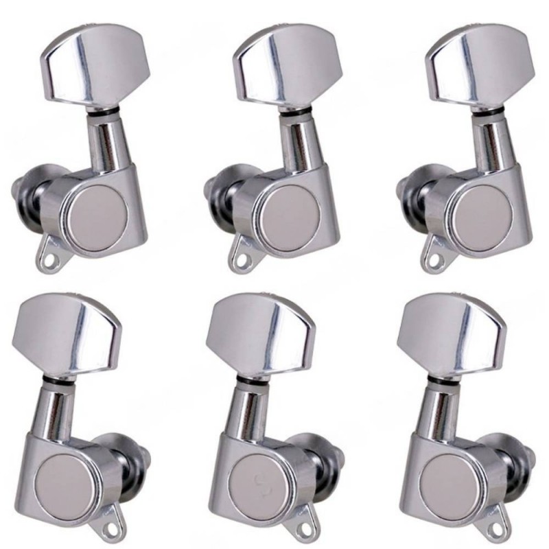 Kera Audio DSF-AE silver (3+3) - Klucze do gitary elektrycznej akustycznej Kera Audio DSF-AE silver (3+3) - Klucze do gitary elektrycznej akustycznej