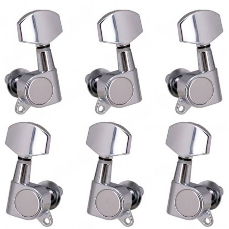 Kera Audio DSF-AE silver (3+3) - Klucze do gitary elektrycznej akustycznej