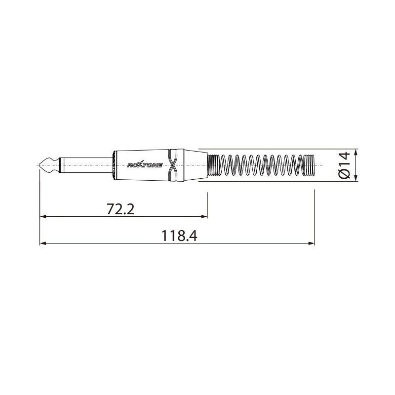 Roxtone SGJJ110L10 - Kabel instrumentalny SAMURAI Roxtone SGJJ110L10 - Kabel instrumentalny SAMURAI