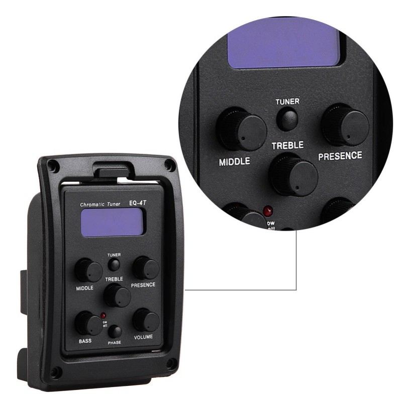 Kera Audio EQ-4T - Pickup aktywny do gitary z tunerem Kera Audio EQ-4T - Pickup aktywny do gitary z tunerem