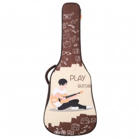 Hard Bag B-1913-41" Coffe - Pokrowiec na gitarę akustyczną