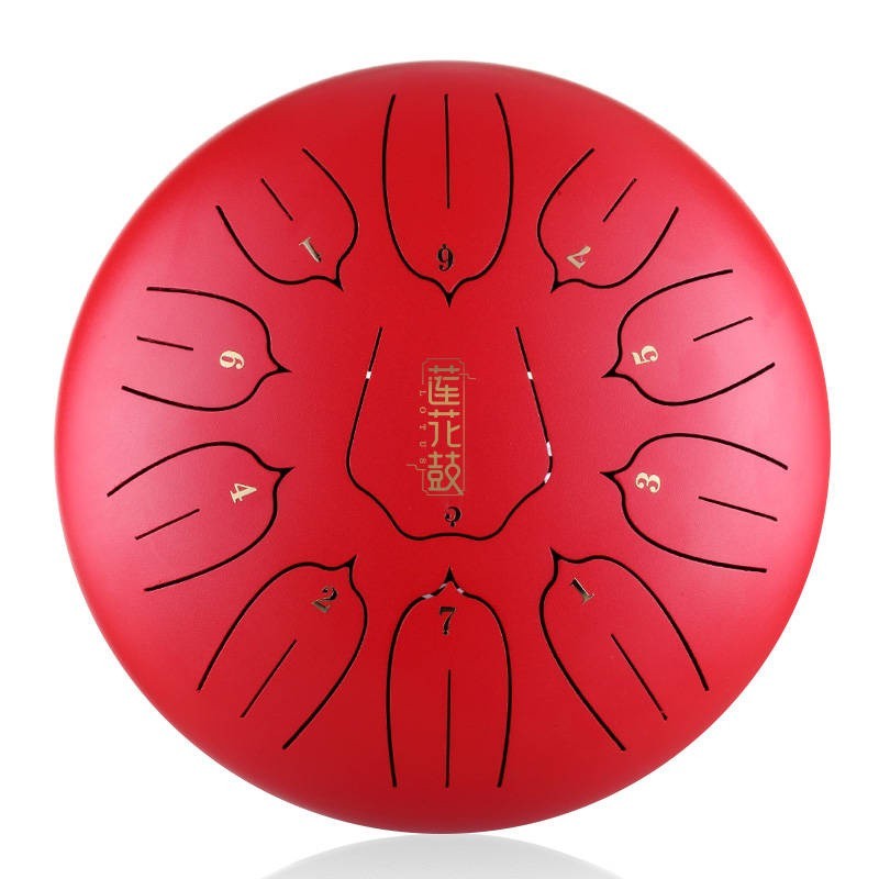 Hluru-Huashu THL11-10-Red - Tounge Drum